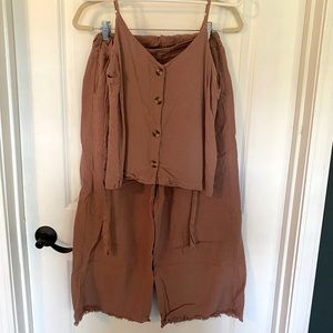 Thread & Supply Linen Tank & Cropped Pants